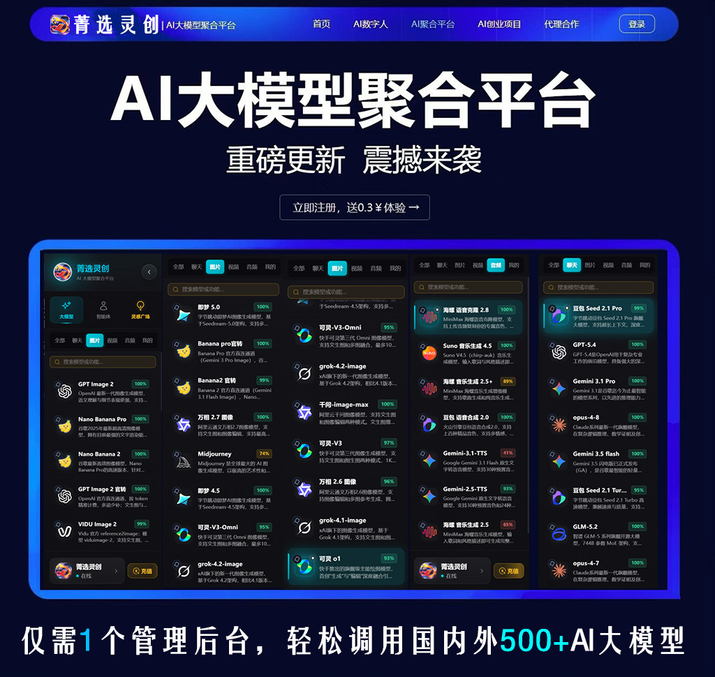 电商一键生图与AI绘图案例素材图